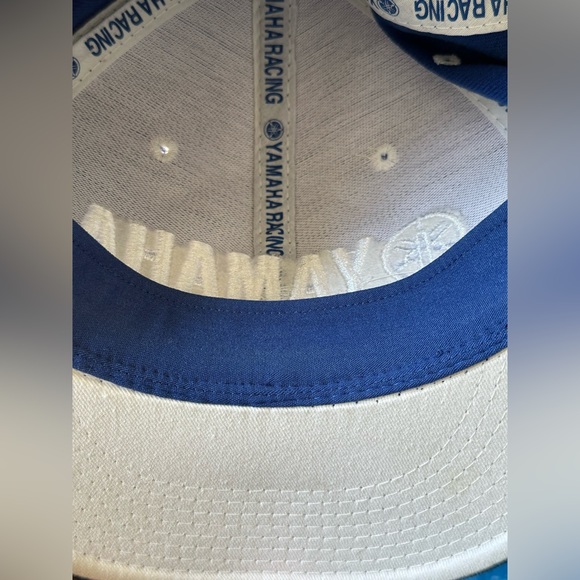 Yamaha Racing blue fitted ballcap S/M - Picture 5 of 6